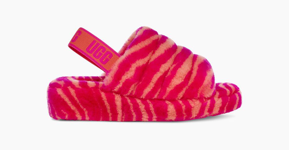 Ugg Slides Canada - Ugg Women's Fluff Yeah Zebra Rose